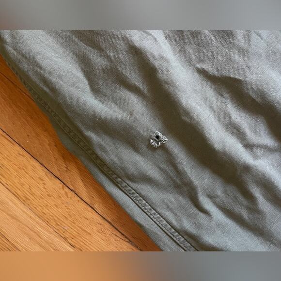 50s Vintage Korean Era Cotton Sateen Pants - Picture 5 of 13